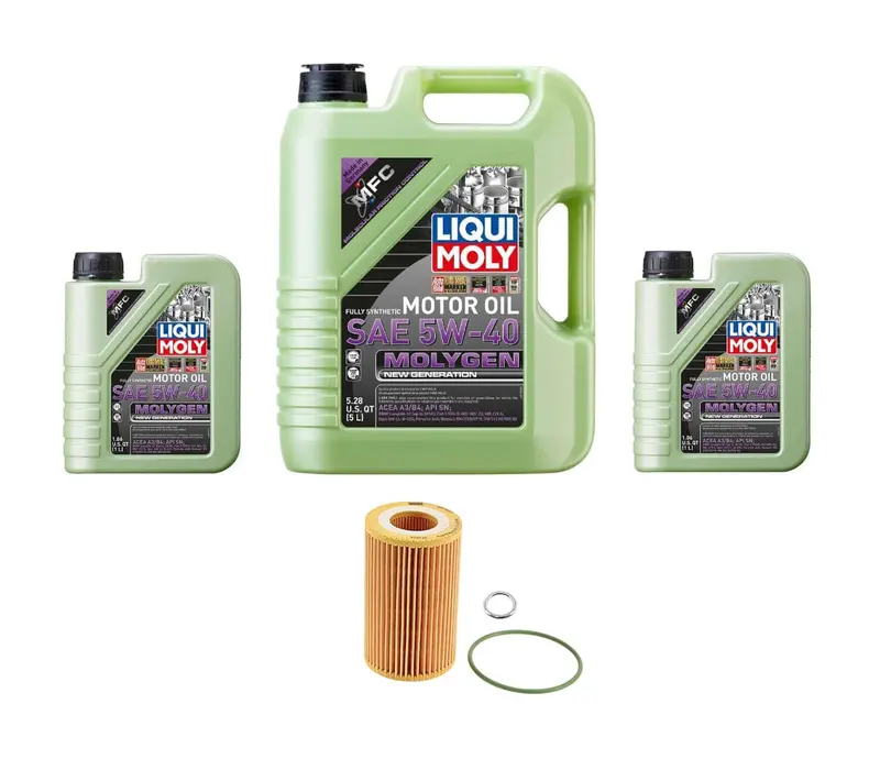 Oil Service Kit - Liqui Moly Molygen 5W-40 - Audi 3.0T Late Models 1