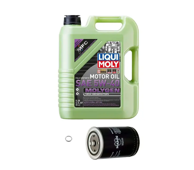 Oil Service Kit - Liqui Moly Molygen 5W-40 - Vw 1.8T / B5 / B6 / A4 & Passat 1