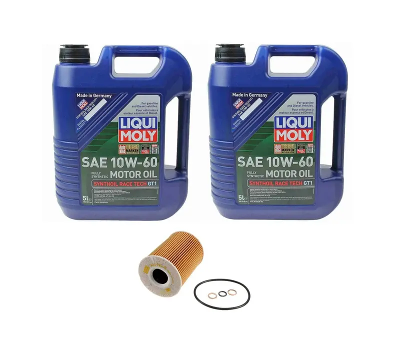 Oil Service Kit - Liqui Moly Race Tech Gt1 10W-60 - Bmw S85 5.0L 1