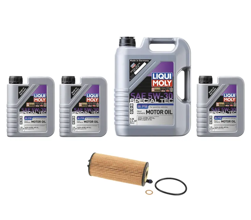 Oil Service Kit - Liqui Moly Special Tec B Fe 5W-30 - Bmw S58 1