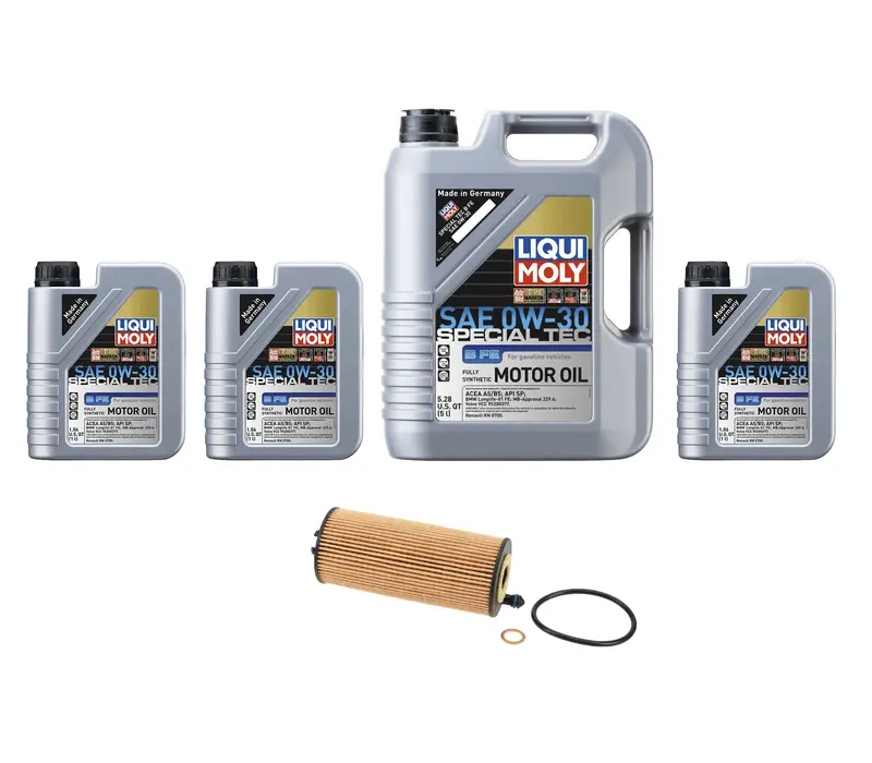 Oil Service Kit - Liqui Moly Special Tec B Fe Sae 0W-30 - Bmw S58 1