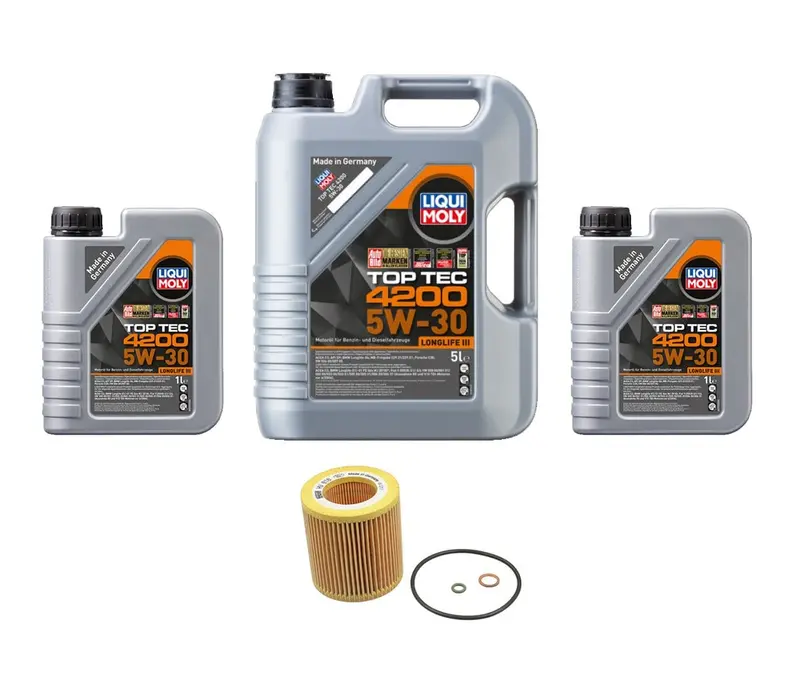Oil Service Kit - Liqui Moly Top Tec 4200 5W-30 - N20 Xdrive / N52/ N54 / N55 / S55 1