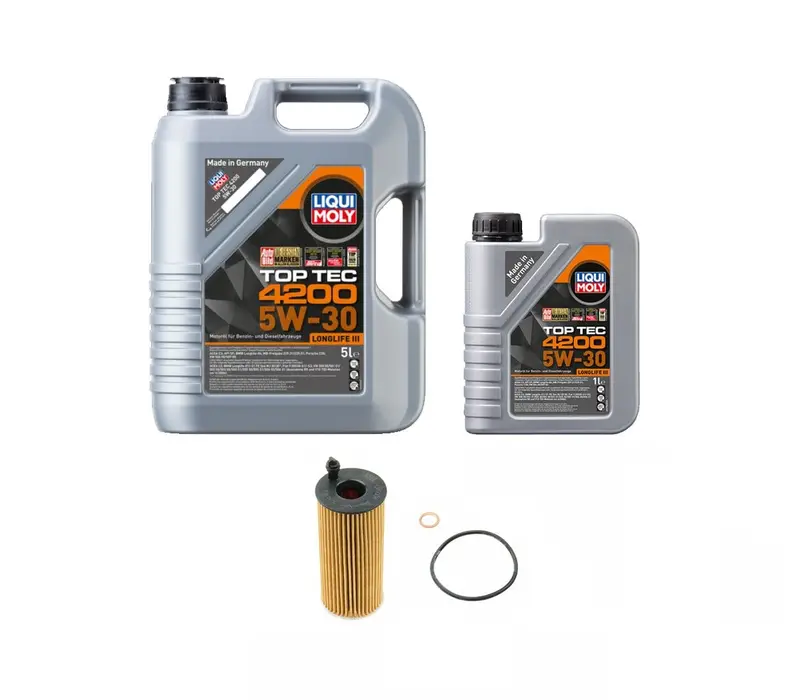 Oil Service Kit - Liqui Moly Top Tec 4200 Sae 5W-30 - Bmw N47 2.0L 1