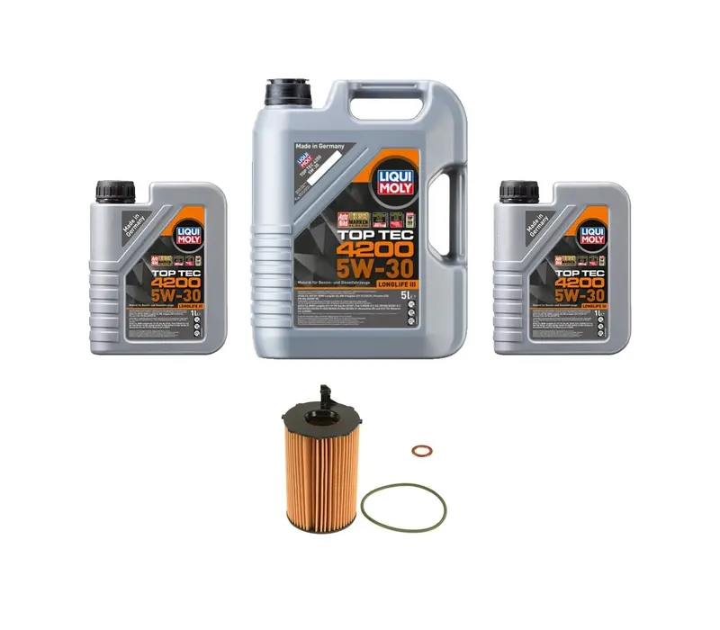 Oil Service Kit - Liqui Moly Top Tec 4200 Sae 5W-30 / Tdi 3.0L V6 1