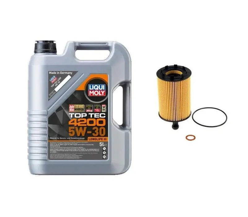 Oil Service Kit - Liqui Moly Top Tec 4200 Sae 5W-30 / Tdi / Brm / Cjaa 1