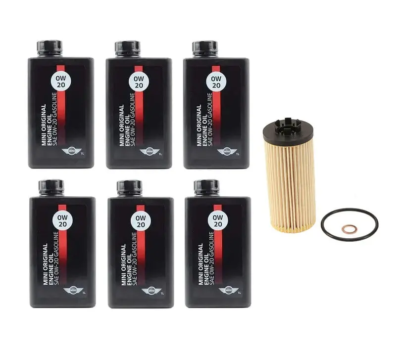 Oil Service Kit -Mini Genuine Engine Oil 0W-20 - 2020+ Gen 3 F54 / F55 / F56 / F57 / F60 1