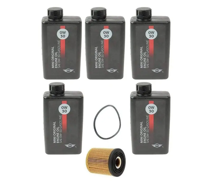 Oil Service Kit - Mini Genuine Engine Oil 0W-30 - Mini Gen 1 / R50 / R52 / R53 1