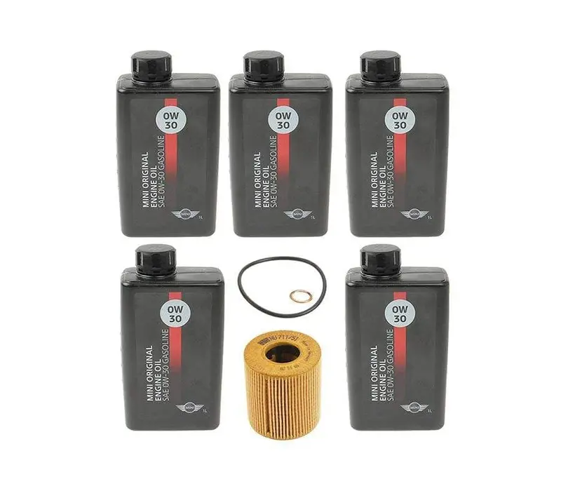 Oil Service Kit - Mini Genuine Engine Oil 0W-30 - Mini Gen 2 / R55 / R56 / R57 / R58 / R59 / R60 / R61 1