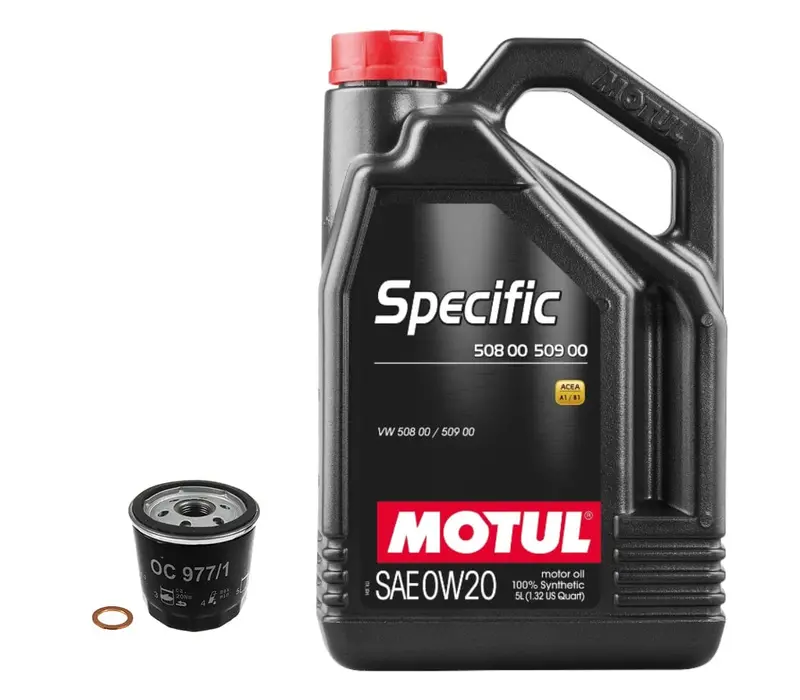 Oil Service Kit - Motul Specific Full Synthetic 0W-20 - Vw / 1.4T / 2019+ Jetta / Golf Sportwagen / 1.5T / Taos  / Jetta 1