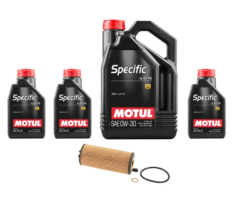 Oil Service Kit - Motul Specific Full Synthetic 0W-30 - Bmw S58 1