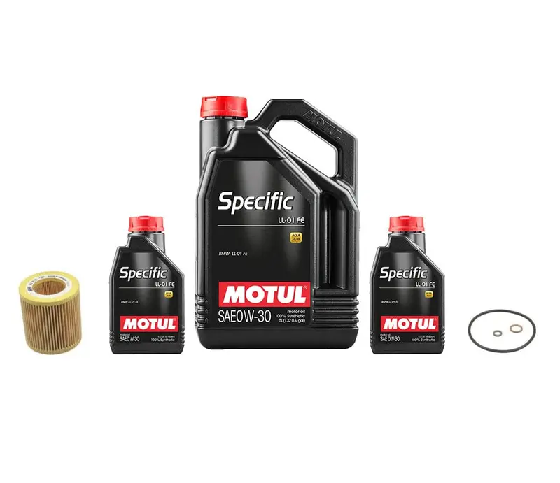 Oil Service Kit - Motul Specific Full Synthetic 0W-30 Ll-01 Fe - N20 Xdrive / N52 / N54 / N55 / S55 1