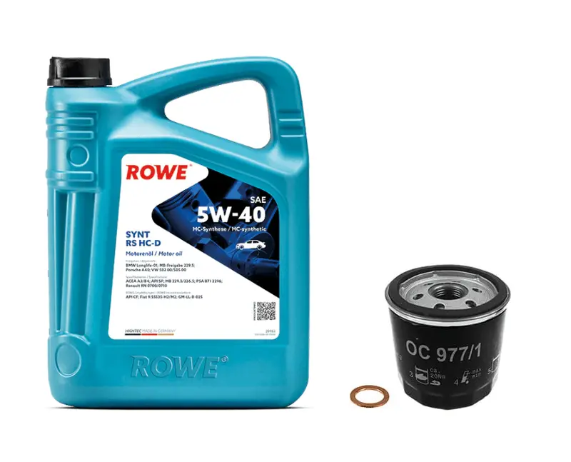 Oil Service Kit - Rowe Hightec Synt Rs Hc-D Sae 5W-40 - Vw / 1.4T / Jetta (2013-2018) 1