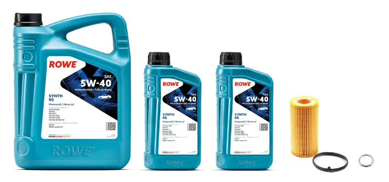 Oil Service Kit - Rowe Hightec Synth Rs Sae 5W-40 - Audi 2.5T (Early) 1