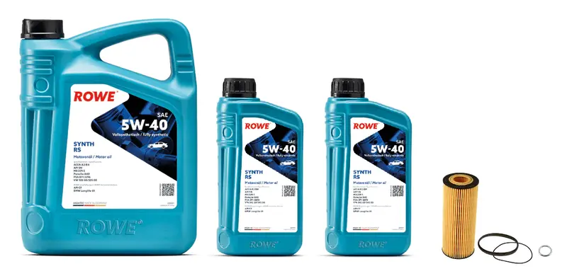 Oil Service Kit - Rowe Hightec Synth Rs Sae 5W-40 - Audi 3.0T / 3.2L / V6 (Early) 1