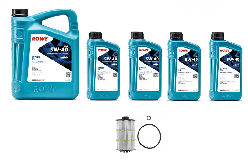 Oil Service Kit - Rowe Hightec Synth Rs Sae 5W-40 - Audi 4.0T 1