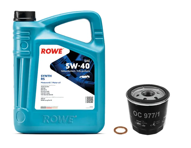 Oil Service Kit - Rowe Hightec Synth Rs Sae 5W-40 - Vw / 1.4T / Jetta (2013-2018) 1