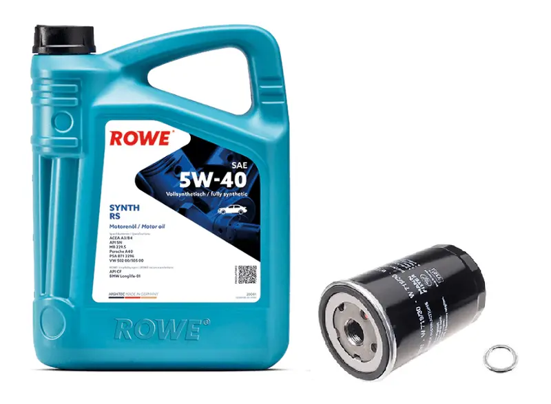 Oil Service Kit - Rowe Hightec Synth Rs Sae 5W-40 - Vw / 1.8T / B5 / B6 / A4 / Passat 1