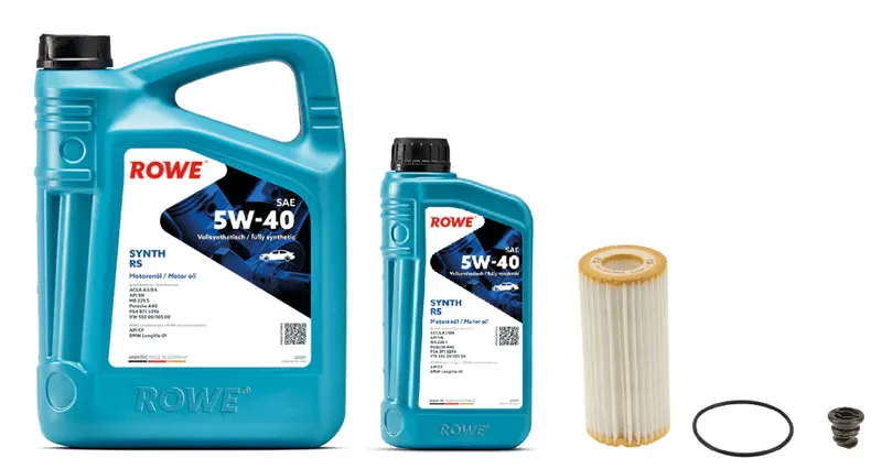 Oil Service Kit - Rowe Hightec Synth Rs Sae 5W-40 - Vw/Audi / Gen 3 / 1.8T / 2.0T 1
