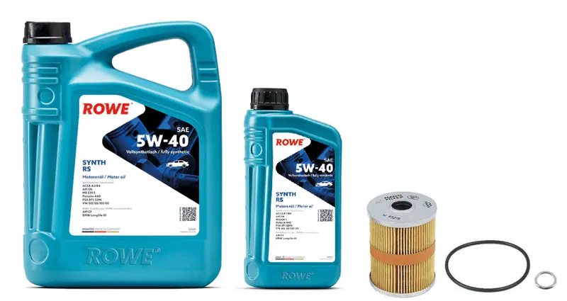 Oil Service Kit - Rowe Hightec Synth Rs Sae 5W-40 - Vw Mk4 12V Vr6 1