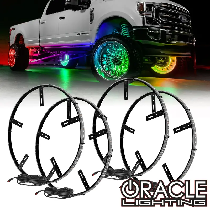Oracle Lighting Led Illuminated Wheel Rings - Colorshift 1