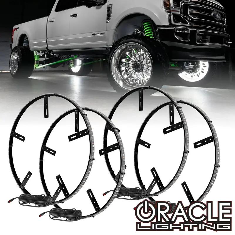 Oracle Lighting Led Illuminated Wheel Rings - Colorshift Rgb+W 1