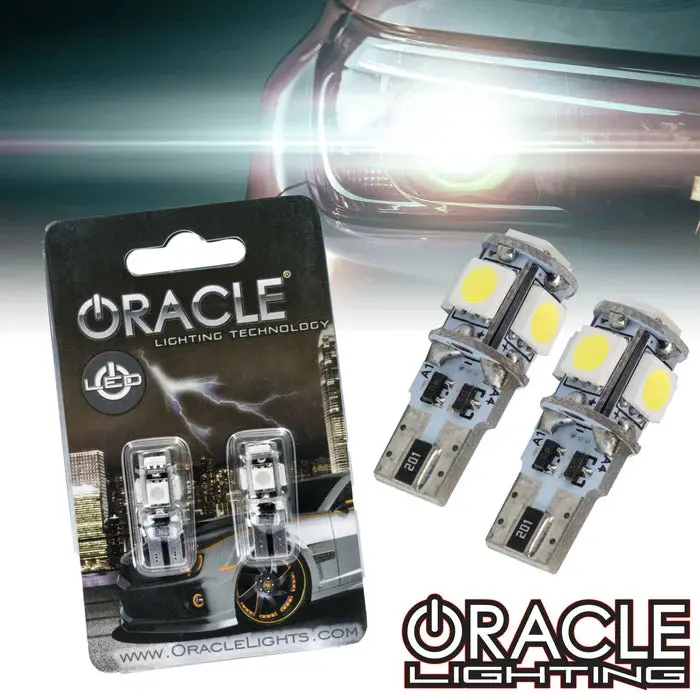 Oracle Lighting T10 5 Led 3 Chip Smd Bulbs (Pair) 1