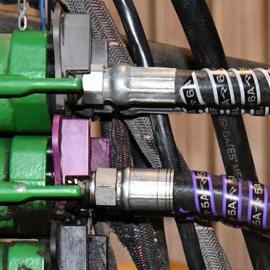 Outback Wrap - 2 Pairs For Marking All Sizes Of Hydraulic Hoses 1