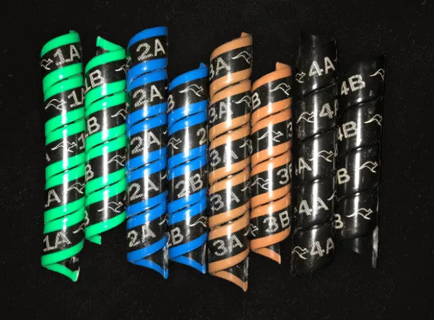 Outback Wrap - 4 Pairs For Marking All Size Hydraulic Hoses 1