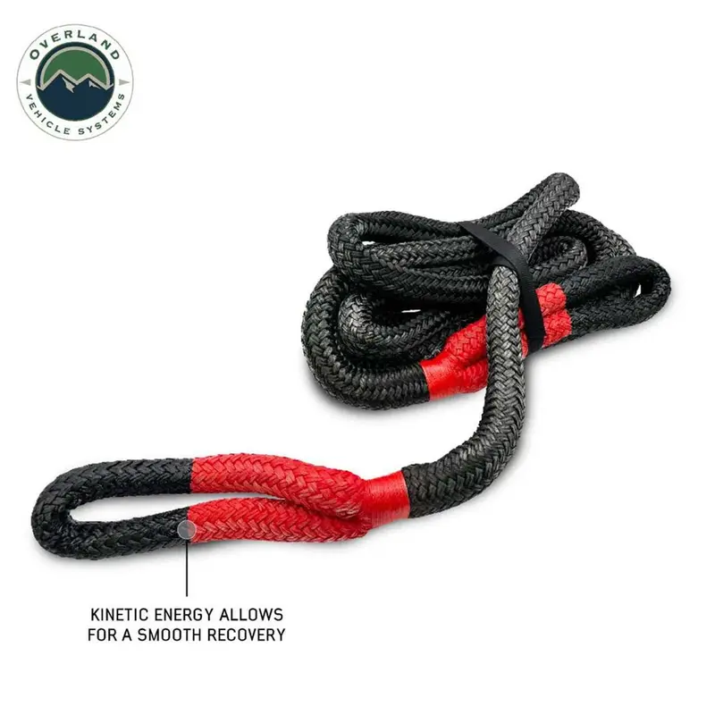 Overland Vehicle Systems Brute Kinetic Recovery Rope W/ Storage Bag 2
