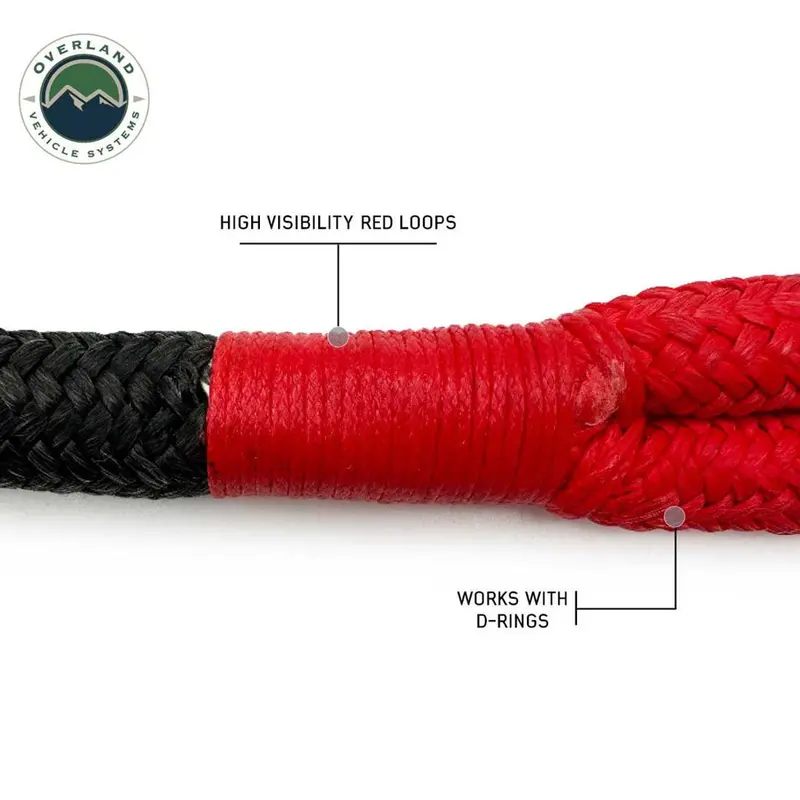 Overland Vehicle Systems Brute Kinetic Recovery Rope W/ Storage Bag 3