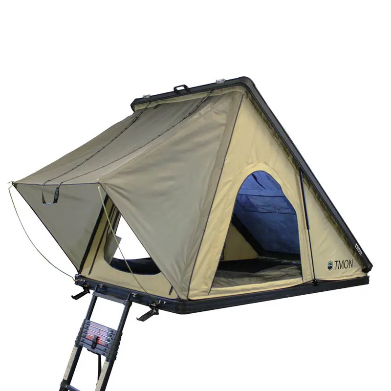 Overland Vehicle Systems Ld Tmon Clamshell Aluminum Hard Shell Roof Top Tent 1