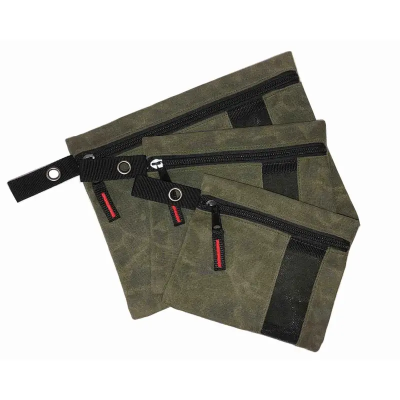 Overland Vehicle Systems Small Size 3 Bag Set Of Storage Bags #12 Waxed Canvas 1