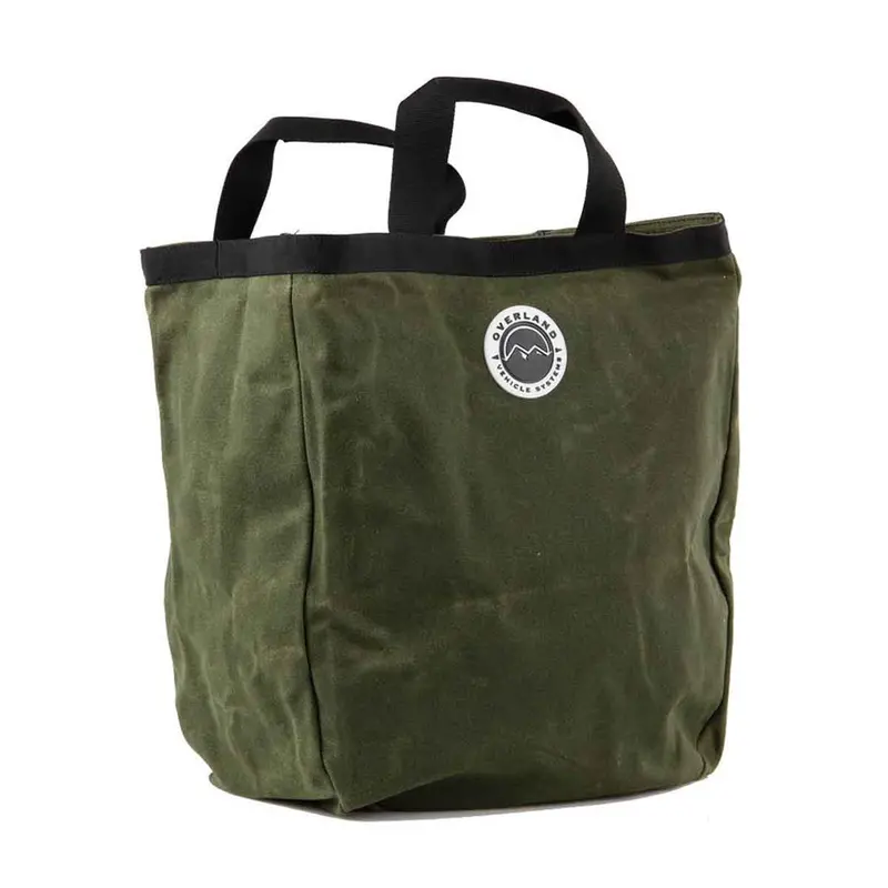 Overland Vehicle Systems Tote Bag #16 Waxed Canvas Storage 1
