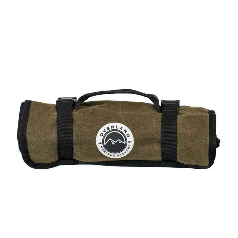 Overland Vehicle Systems Wrench Tool Roll #16 Waxed Canvas Storage 1
