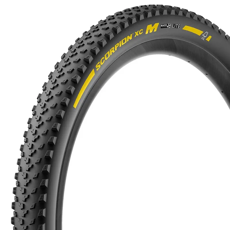 Pirelli Scorpion Xc M Mountain Tire, 29X2.40, Folding, Tubeless Ready, Smartgrip, Prowall Yellow 1