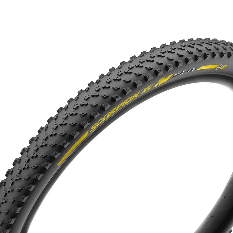 Pirelli Scorpion Xc M Mountain Tire, 29X2.40, Folding, Tubeless Ready, Smartgrip, Prowall Yellow 1