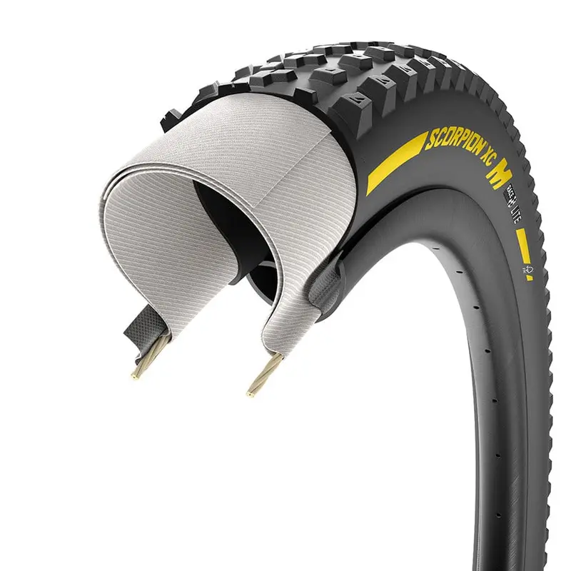 Pirelli Scorpion Xc M Mountain Tire, 29X2.40, Folding, Tubeless Ready, Smartgrip, Prowall Yellow 2
