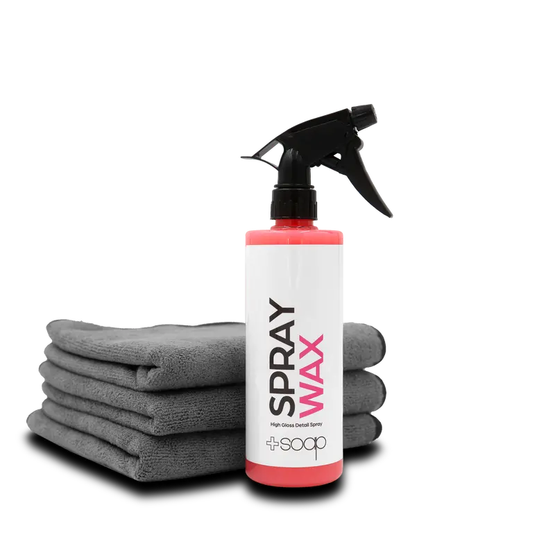 Plus Soap Spray Wax And Microfiber Towel Combo 1