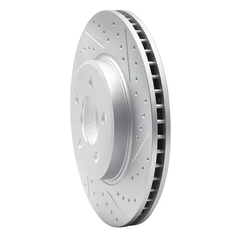 R1 Concepts 2022-2025 Infiniti Qx60 Front Right Drilled & Slotted Geoperformance Rotor 1
