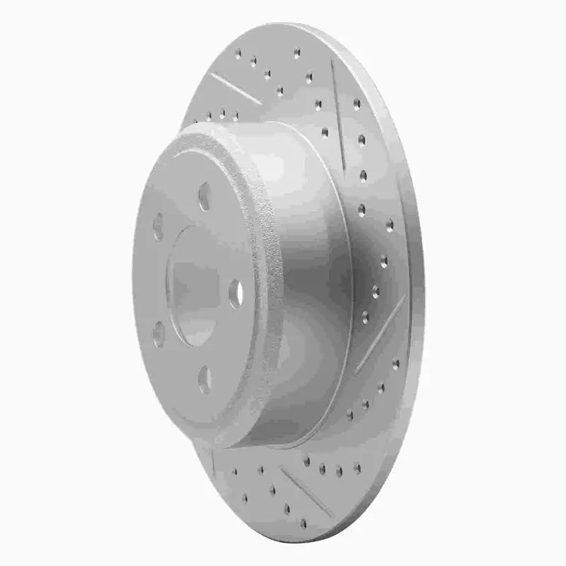 R1 Concepts 2022-2026 Acura Mdx Rear Right Drilled & Slotted Geoperformance Rotor 1