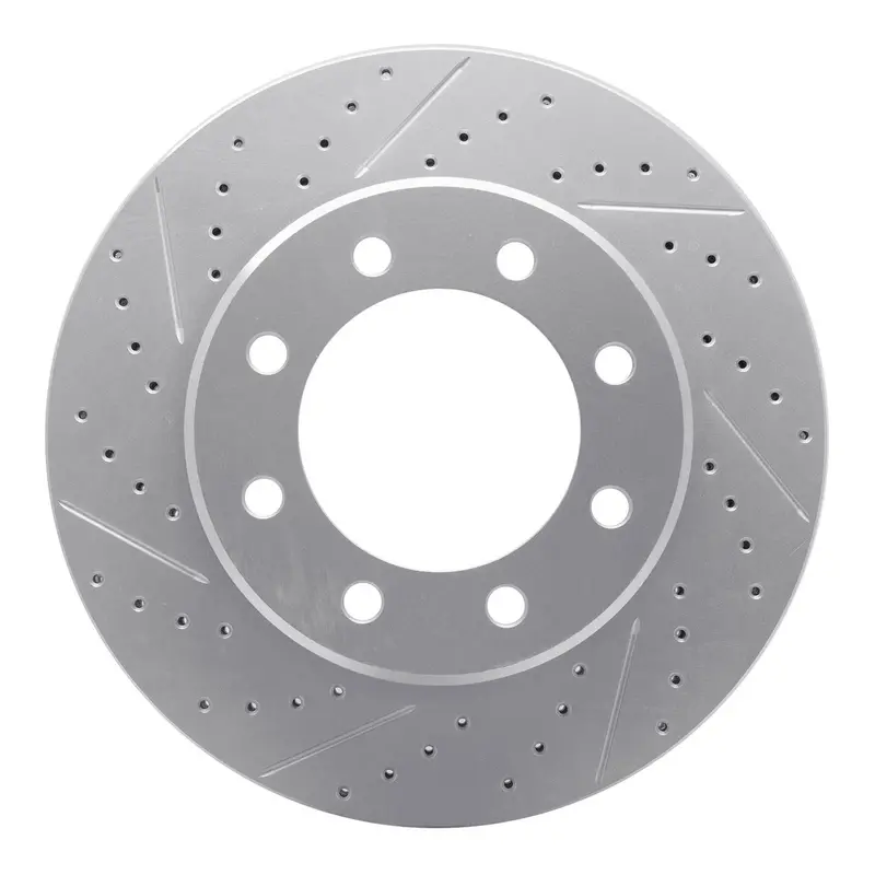 R1 Concepts 2022-2026 Cadillac Escalade Iql Rear Left Drilled & Slotted Geoperformance Rotor 1