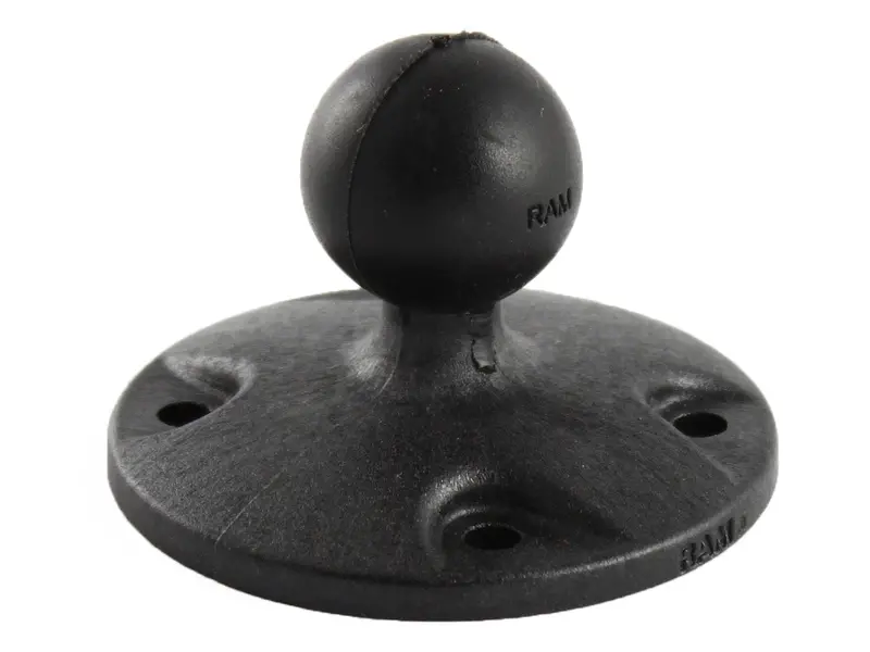 Ram Mounts Composite Round Plate With Ball 1