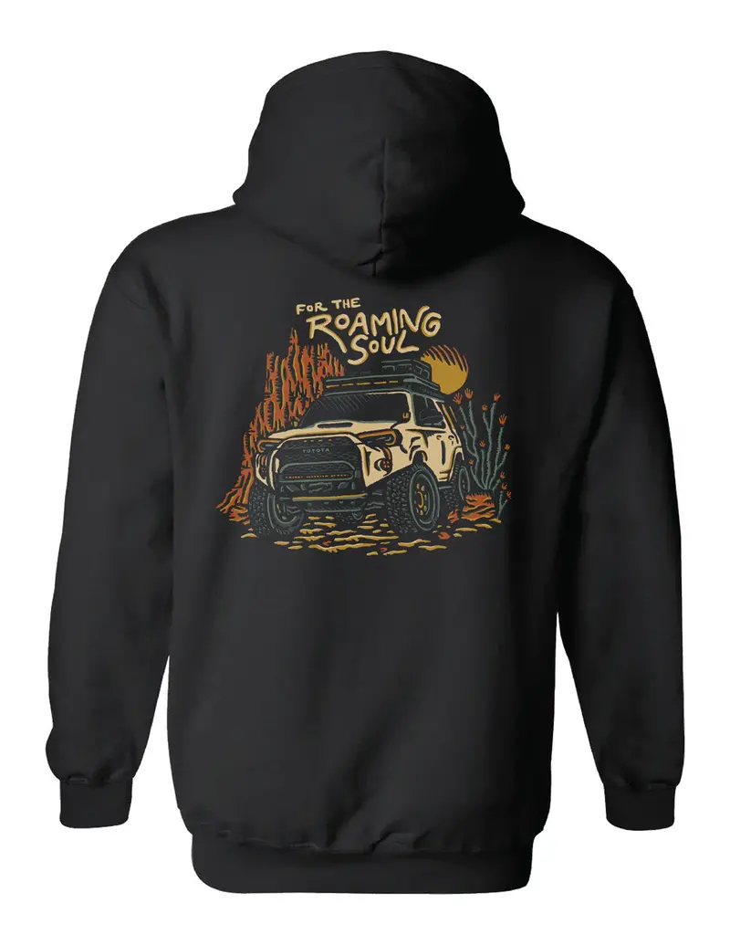 Rayco Design X 4Runner Lifestyle For The Roaming Soul Black Hoodie 1