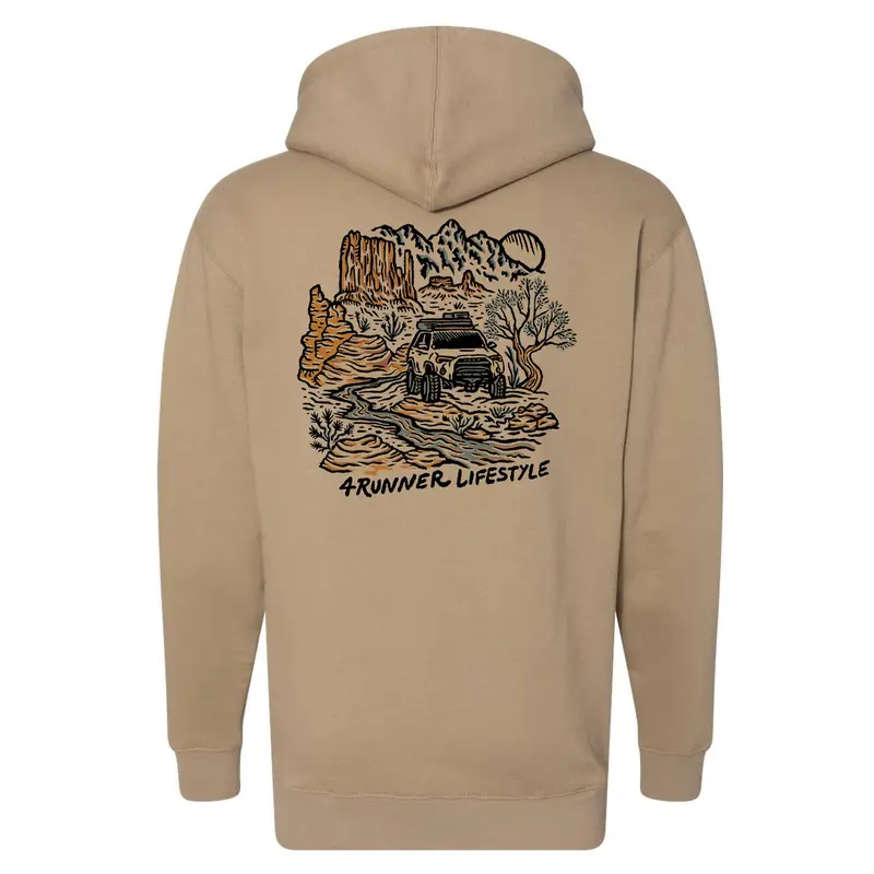Rayco Design X 4Runner Lifestyle For The Roaming Soul Tan Hoodie 1