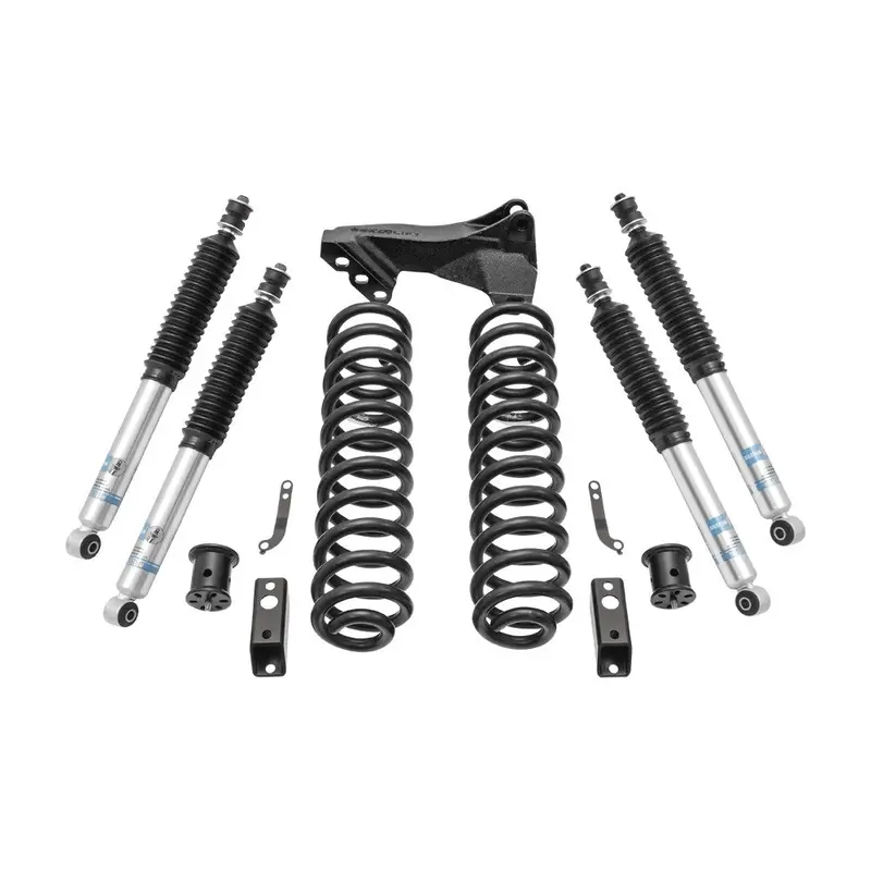 Readylift 2.5'' Coil Spring Front Lift Kit W/ Bilstein Front/Rear Shocks & Front Track Bar Bracket Fits Ford F350 Diesel 2011-2016 1
