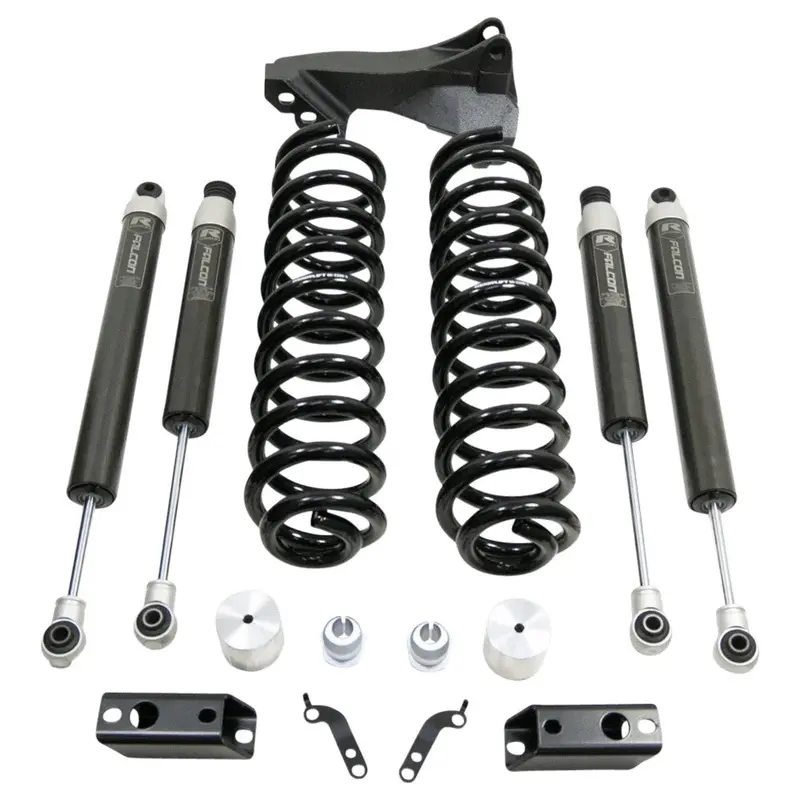 Readylift 2.5'' Coil Spring Front Lift Kit W/ Falcon 1.1 Monotube Front/Rear Shocks & Front Track Bar Bracket Fits Ford F350/F450 Diesel 2020-2024 1