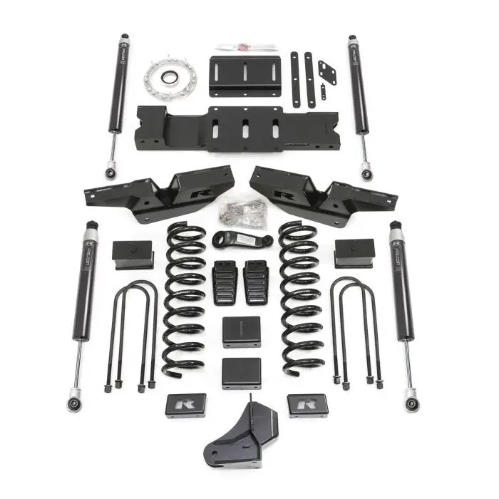 Readylift 4.5'' Coil Lift Kit - Front/Rear Track Bar Brackets, Front Coils & Rear Blocks, Drop Brackets W/ Falcon Shocks Fits Dodge/Ram 3500 2019-2024 1