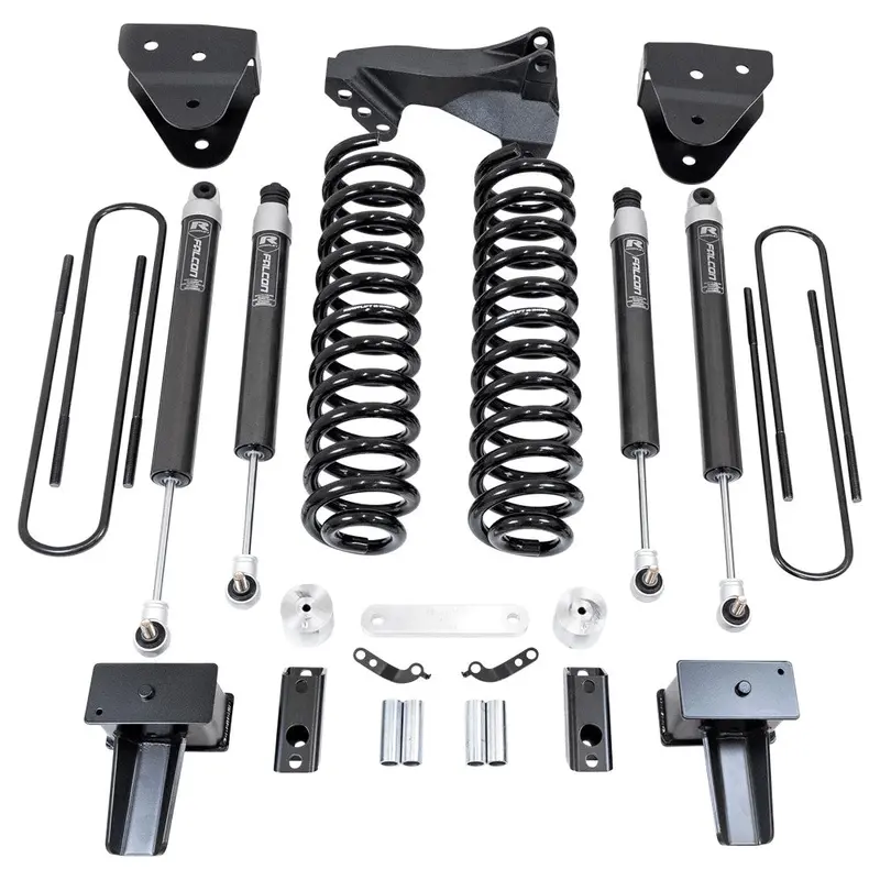 Readylift 4'' Coil Spring Lift Kit W/ Falcon 1.1 Monotube Front/Rear Shocks & Front Track Bar Bracket Fits Ford F350 Diesel 2017-2022  (W/ Camper Spring Package) 1