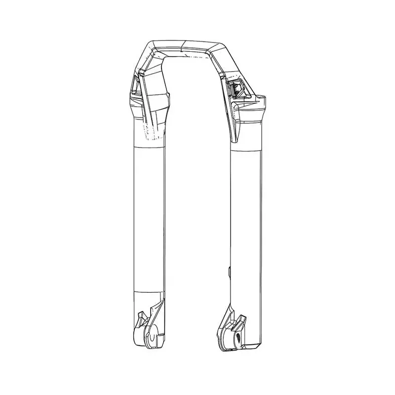 Rockshox Lower Leg - Zeb Gray 1