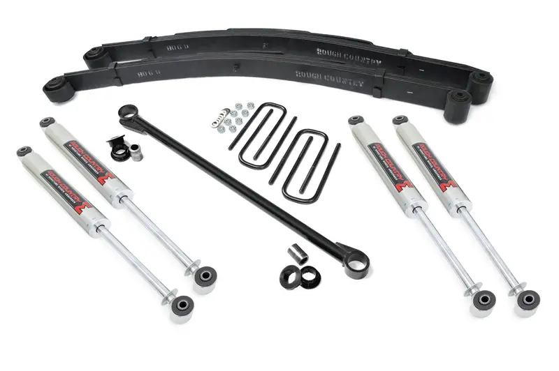 Rough Country 2.5 Inch Leveling Kit Leaf Spring M1 Fits Ford F-350 4Wd 1999-2004 1